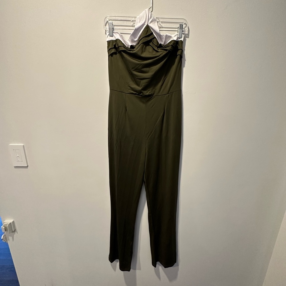 Dark green jumpsuit